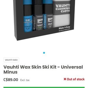 Vauhti Wax Skin Ski Kit - Universal Minus